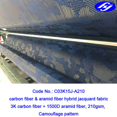 150cm Camouflage Carbon Fiber Kevlar Hybrid Fabric