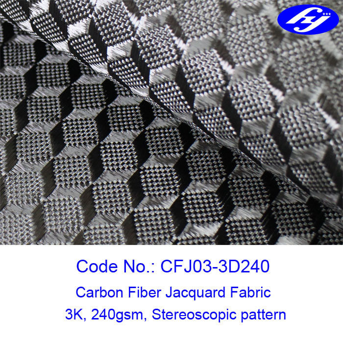 150cm Stereoscopic Visual Impact 3D Carbon Fiber Fabric